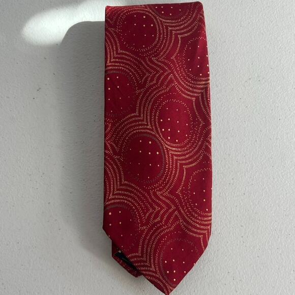 Vintage Polo By Ralph Lauren Neck Tie Silk Mens Abstract Made By Hand - Picture 1 of 10